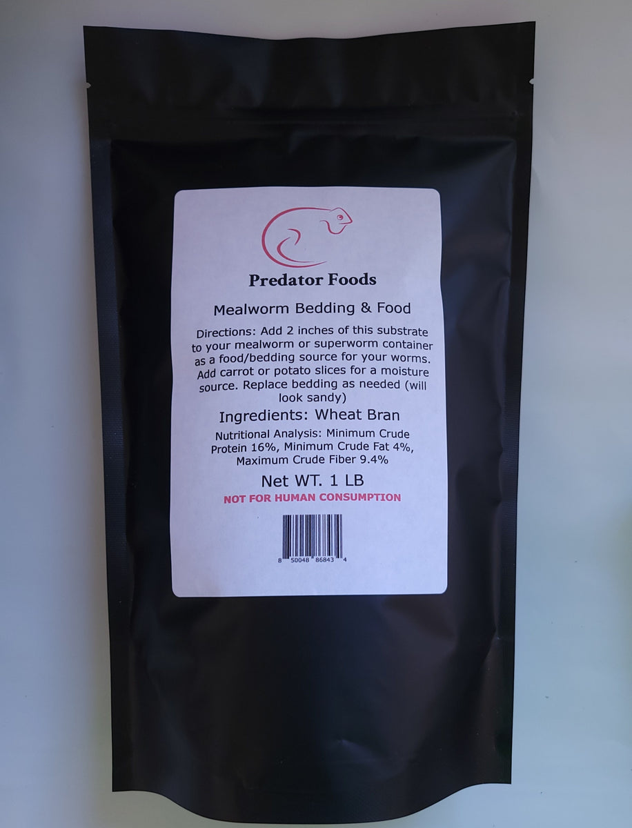 Predator Foods Mealworm Bedding & Food